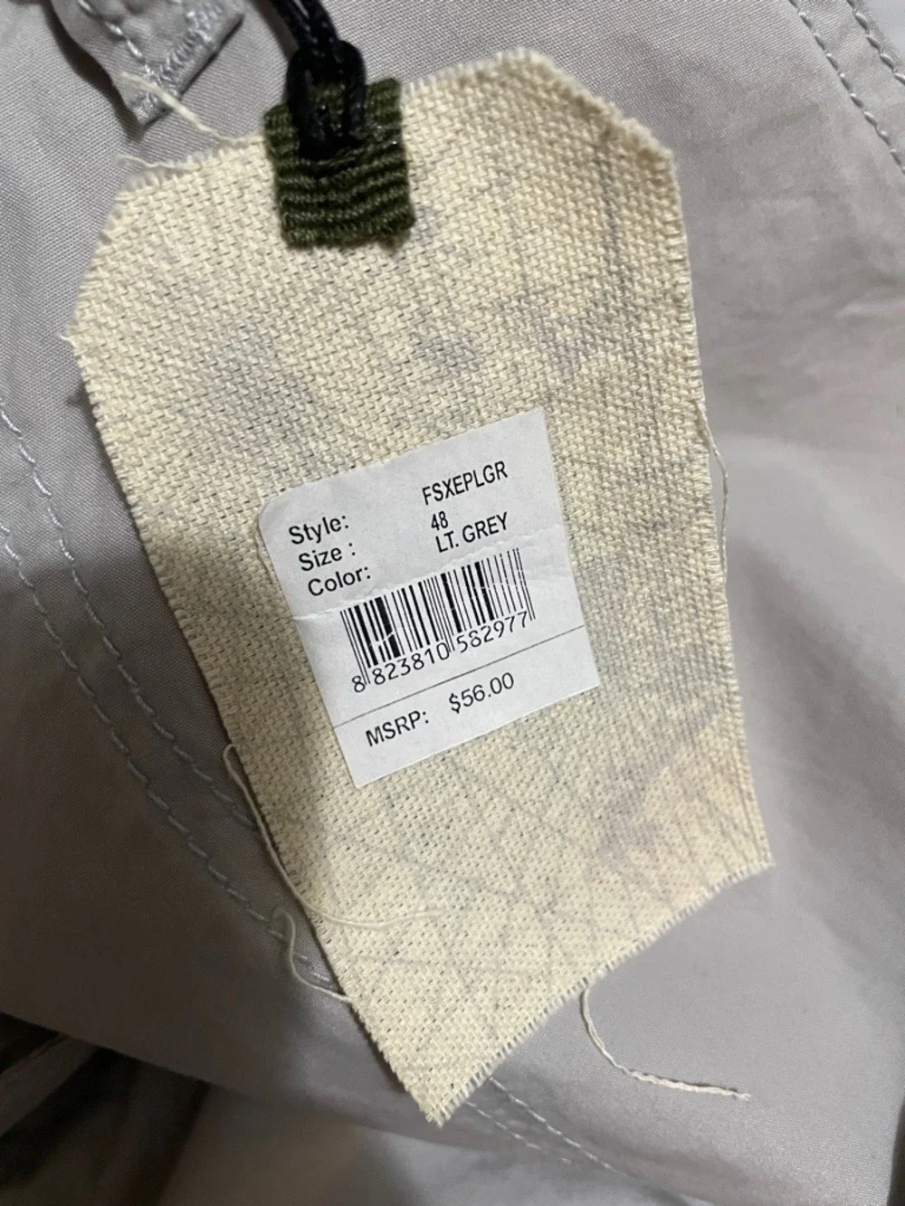 Free Planet Men’s Light Gray Cargo Shorts Sz 48